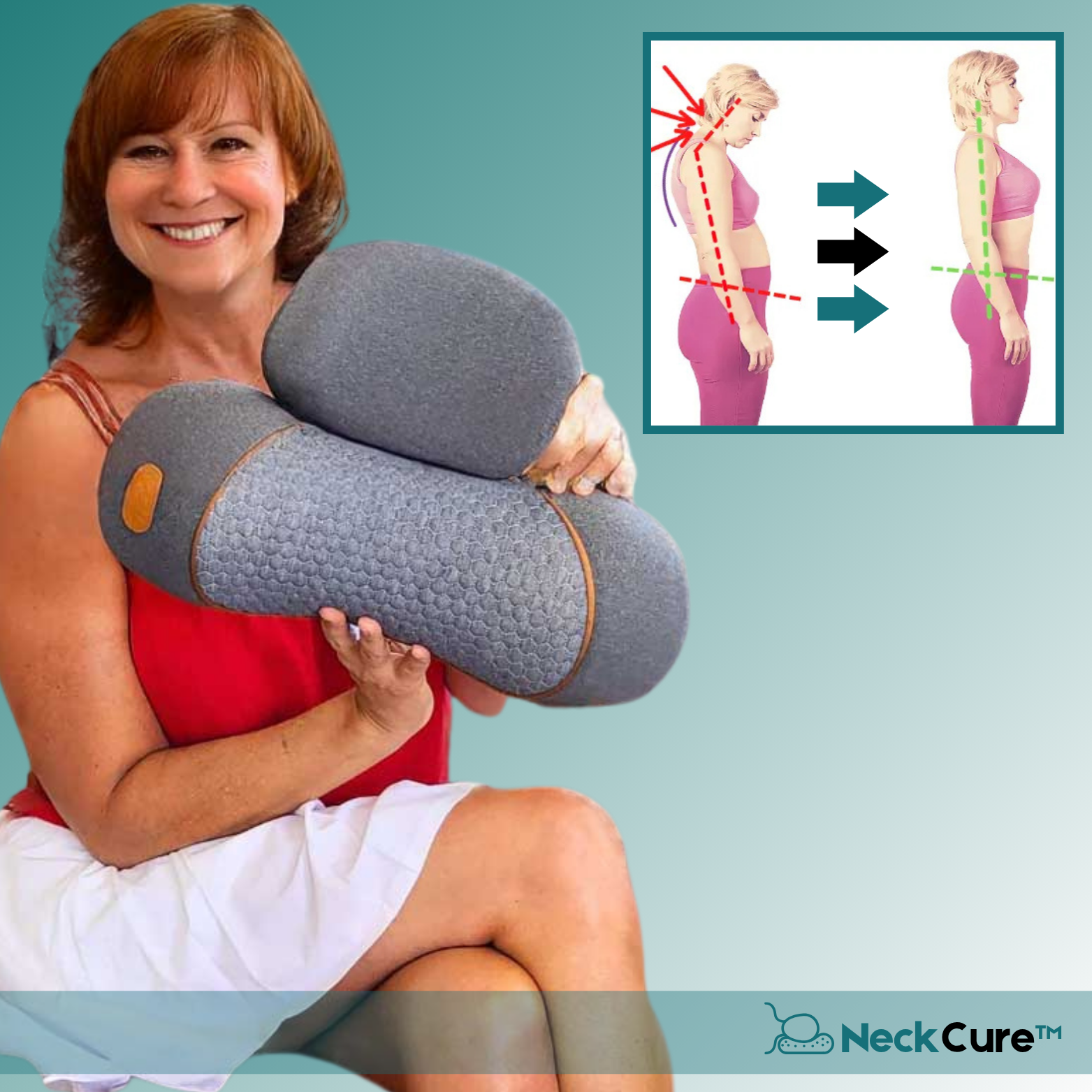NeckCure™ Fortschrittlicher 3-in-1 Nackenmassagegerät