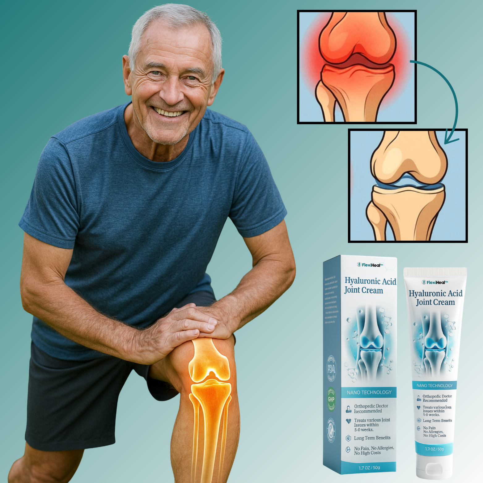 FlexiHeal™ Hochentwickelte Gelenkcreme