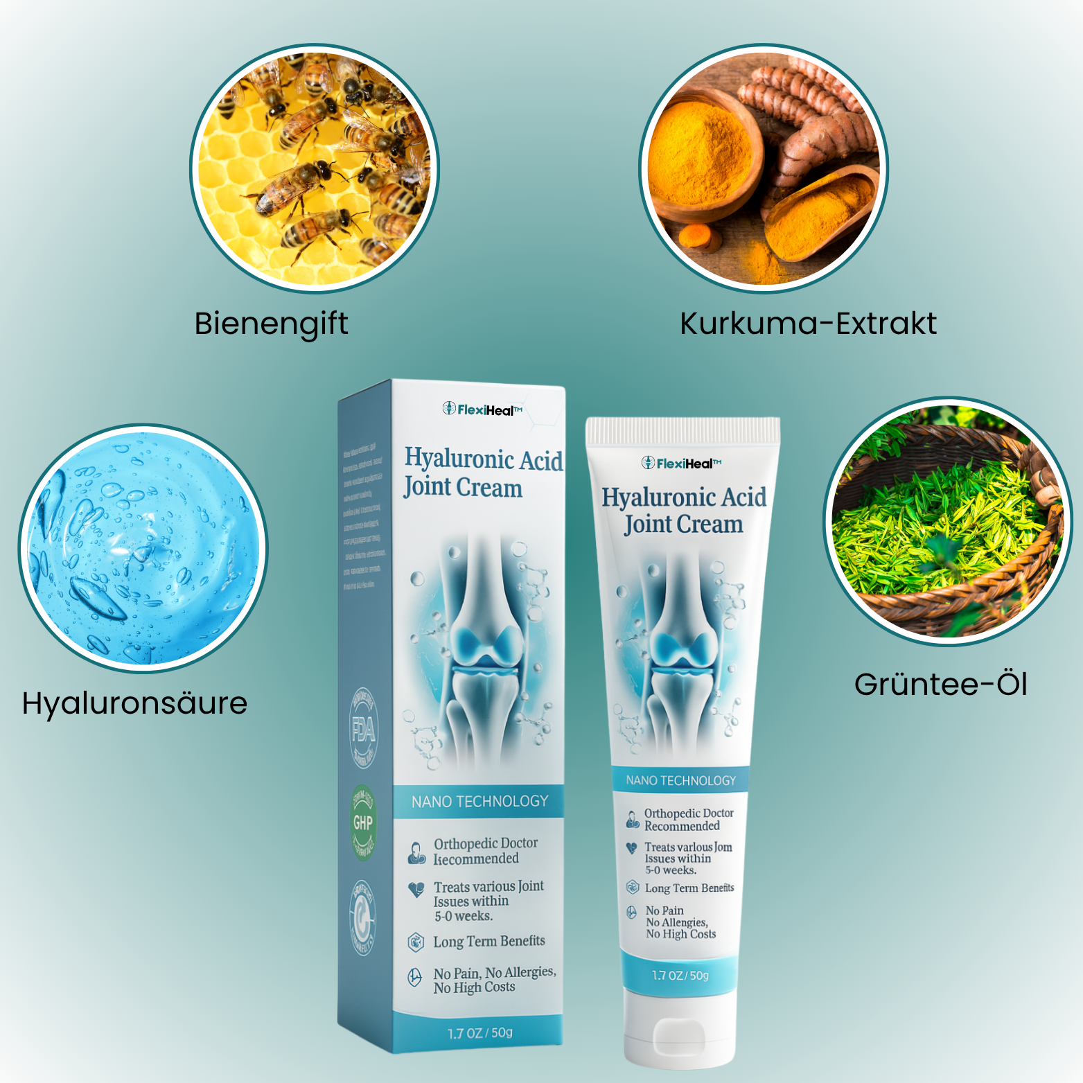 FlexiHeal™ Hochentwickelte Gelenkcreme
